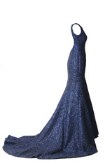 Blue Fish Cut GownStudio Session-1540